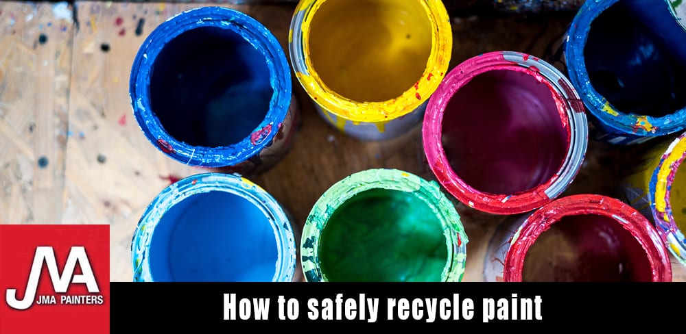 How to safely recycle paint